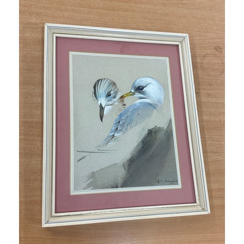 9 - Signed water colour R.G Adamson 1973 measures approximately 16 inches by 13 inches