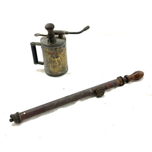 77 - Selection of vintage copper garden sprayers