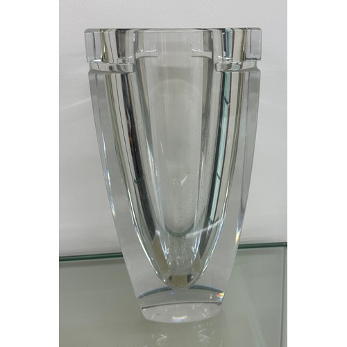 2 - Wateford glass crystal vase overall height 10 inches tall