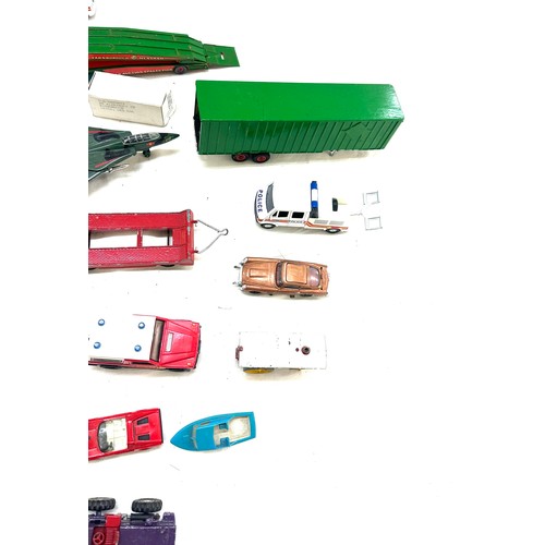 118 - Large selection of assorted die cast cars includes Dinky etc