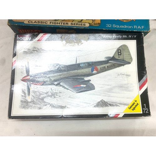 113 - Selection of boxed aircraft models to include Airfix LYV A7 Corsair II, Inpact,  Italeri etc