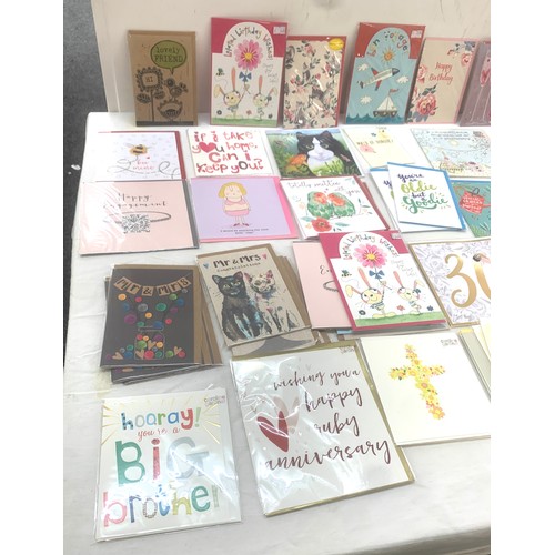 189 - Selection of brand new greeting cards, various ages, occasions etc