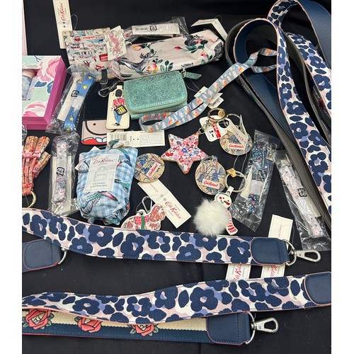 171 - Selection of new Cath Kidson, keyrings stamp set, bags, bag belts, shopping bag etc