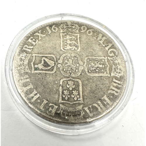 408 - William III Crown 1696