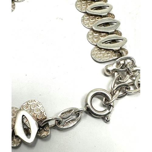 294 - Silver collar necklace weight 17g