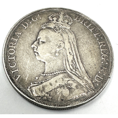 411 - 1889 victorian silver crown