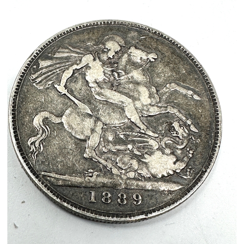 411 - 1889 victorian silver crown