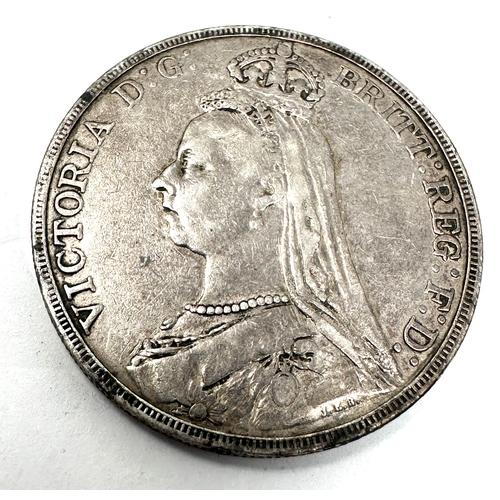 412 - 1889 victorian silver crown