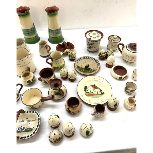 80 - Selection of Cornish ware to include making jugs etc