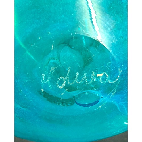 473 - Mdina glass vase, scent / perfume bottle