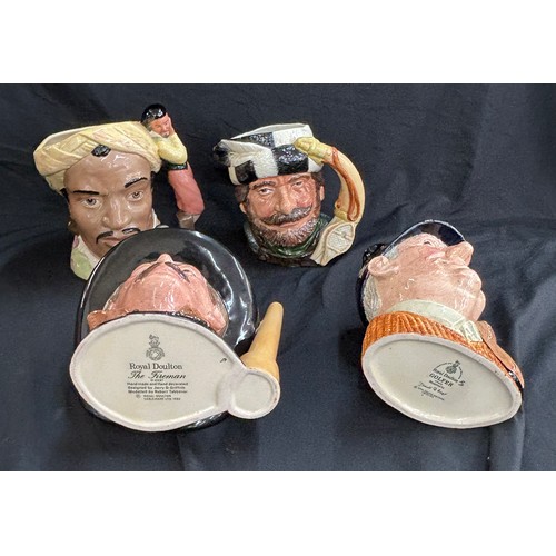 30 - Royal Doulton The fireman D8697, Royal Doulton Othello D6673, Royal Doulton golfer D6623, Royal Doul... 