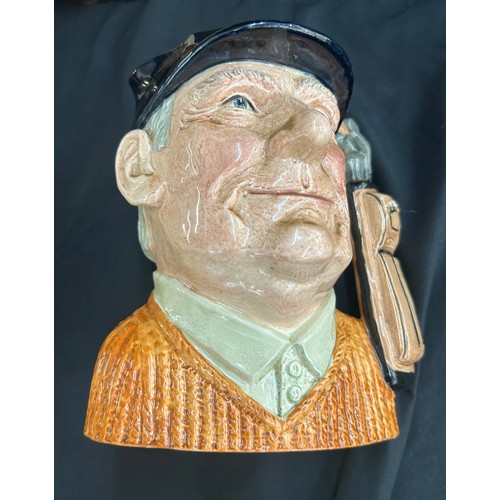 30 - Royal Doulton The fireman D8697, Royal Doulton Othello D6673, Royal Doulton golfer D6623, Royal Doul... 