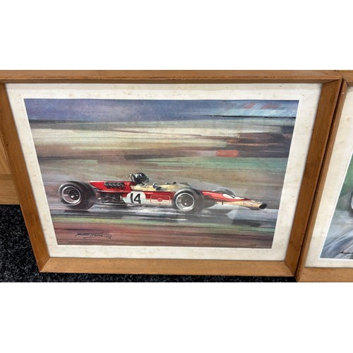 22 - 3 framed Michael Turner prints, frame measures approximately Width 14 inches, Height 10 inches