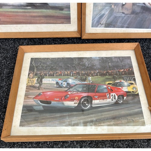 22 - 3 framed Michael Turner prints, frame measures approximately Width 14 inches, Height 10 inches