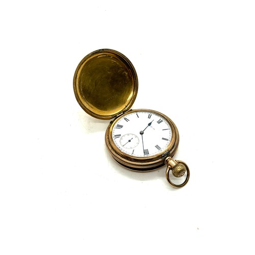 464 - Vintage gold toned Elgine pocket watch