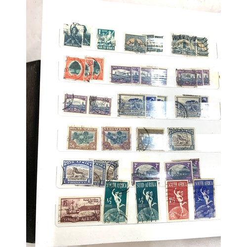 27 - Selection of stamp albums to include stamps from  Holland, Netherlands, Gambia, South West Africa, A... 