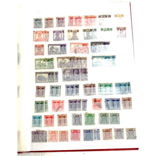 27 - Selection of stamp albums to include stamps from  Holland, Netherlands, Gambia, South West Africa, A... 