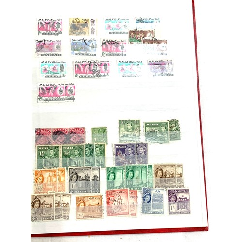 27 - Selection of stamp albums to include stamps from  Holland, Netherlands, Gambia, South West Africa, A... 