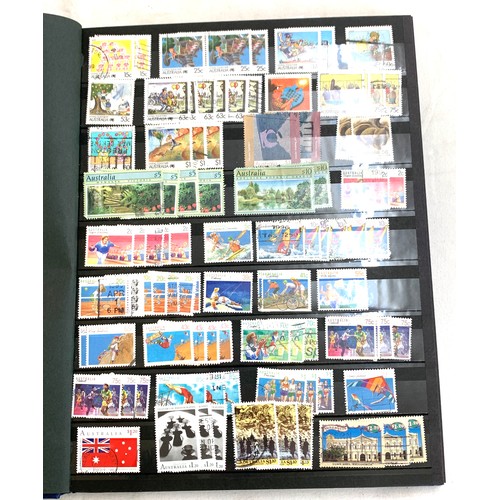 27 - Selection of stamp albums to include stamps from  Holland, Netherlands, Gambia, South West Africa, A... 