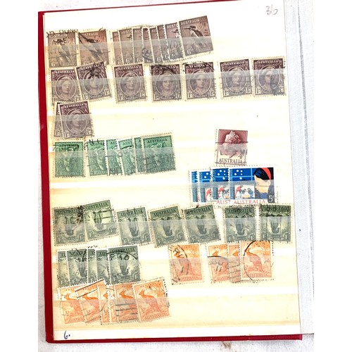 27 - Selection of stamp albums to include stamps from  Holland, Netherlands, Gambia, South West Africa, A... 