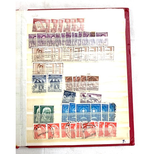 27 - Selection of stamp albums to include stamps from  Holland, Netherlands, Gambia, South West Africa, A... 