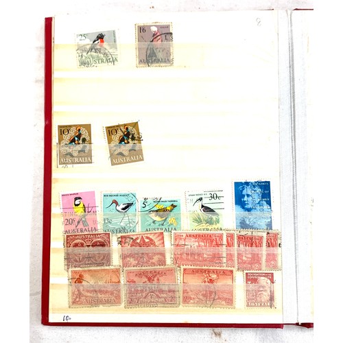 27 - Selection of stamp albums to include stamps from  Holland, Netherlands, Gambia, South West Africa, A... 