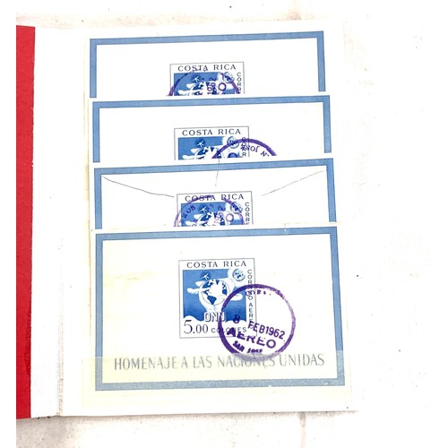 27 - Selection of stamp albums to include stamps from  Holland, Netherlands, Gambia, South West Africa, A... 