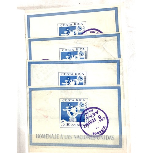 27 - Selection of stamp albums to include stamps from  Holland, Netherlands, Gambia, South West Africa, A... 