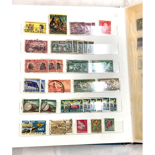 27 - Selection of stamp albums to include stamps from  Holland, Netherlands, Gambia, South West Africa, A... 