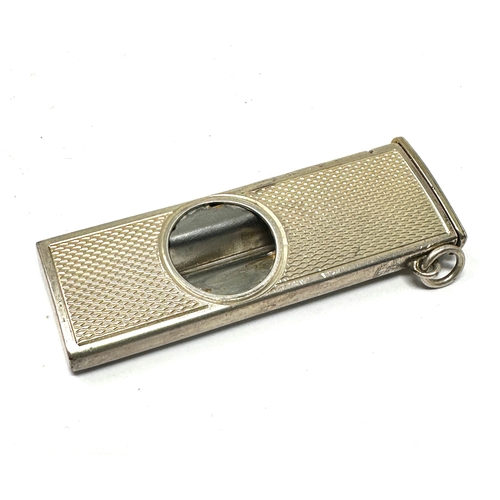 1 - Vintage silver cigar cutter