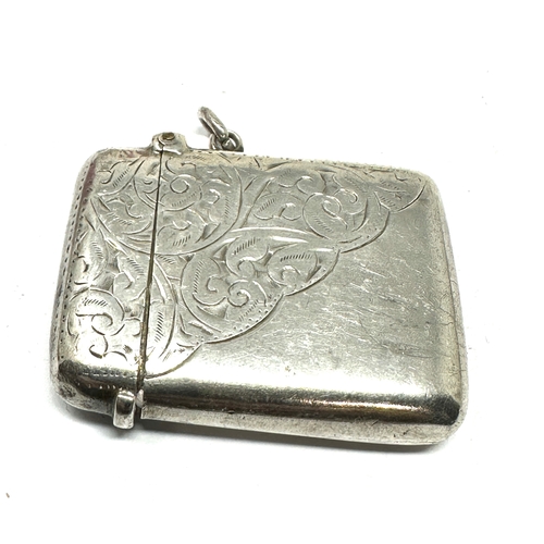 8 - antique silver vesta case