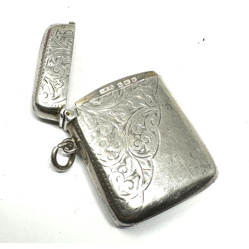 8 - antique silver vesta case