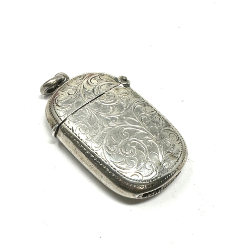 9 - antique silver vesta case