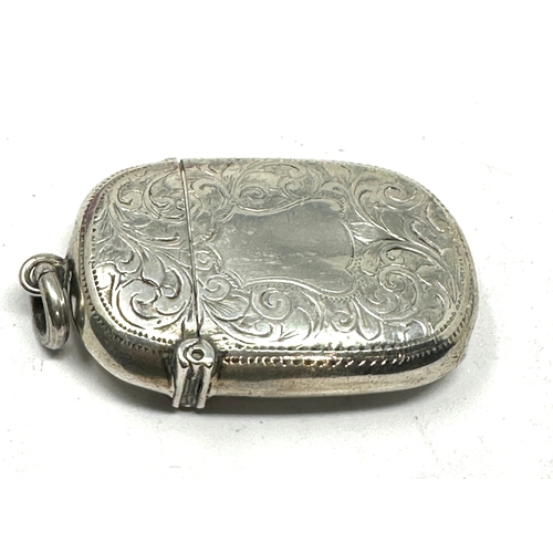 9 - antique silver vesta case