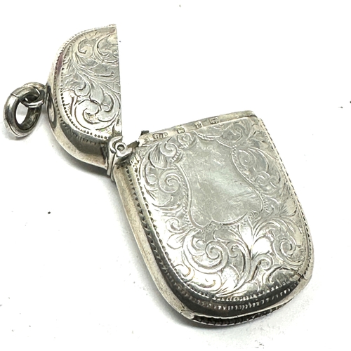 9 - antique silver vesta case