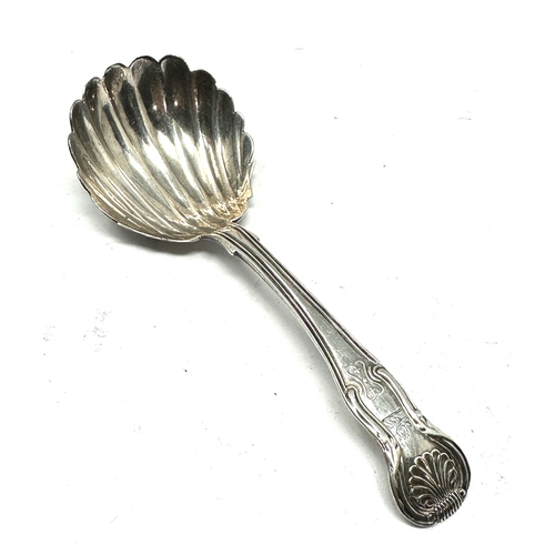 11 - Fine antique Georgian Irish silver tea caddy spoon