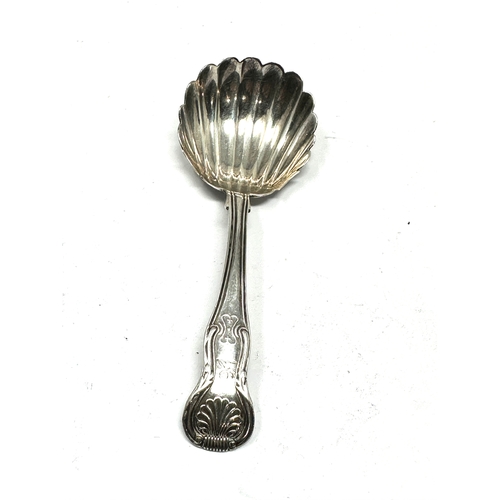 11 - Fine antique Georgian Irish silver tea caddy spoon