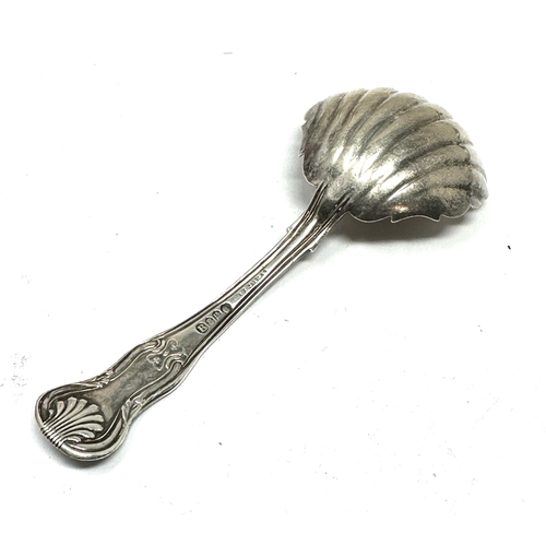 11 - Fine antique Georgian Irish silver tea caddy spoon