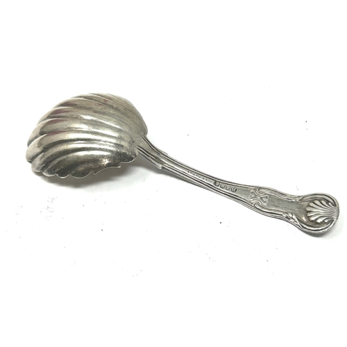 11 - Fine antique Georgian Irish silver tea caddy spoon