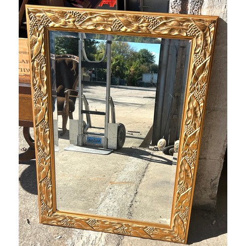 482 - Gilt framed mirror, approximate measurements: Height 36 inches, width 26 inches