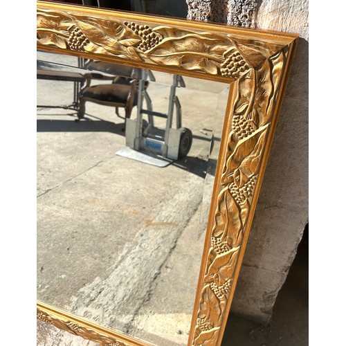 482 - Gilt framed mirror, approximate measurements: Height 36 inches, width 26 inches