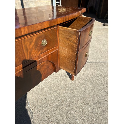 525 - Mahogany Regency sideboard, 5 drawer, approximate measurements: Height 36 inches, Width 60 inches, D... 