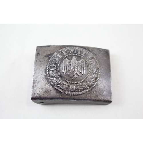 422 - WW2 German Steel Army Belt Buckle