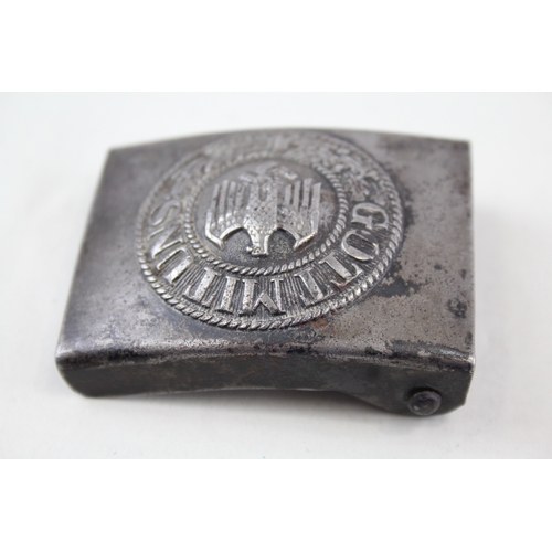 422 - WW2 German Steel Army Belt Buckle