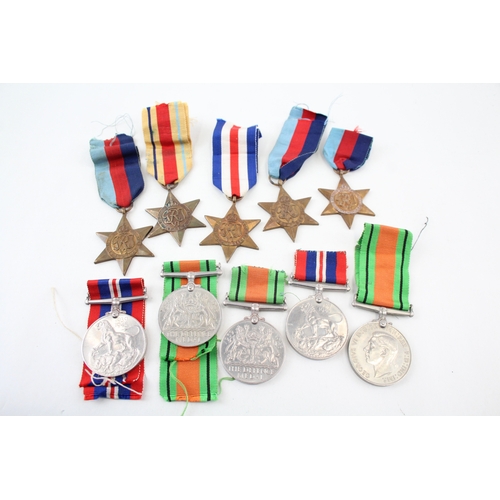 426 - WW2 Medals Inc Africa, France & Germany Stars, Etc x 10