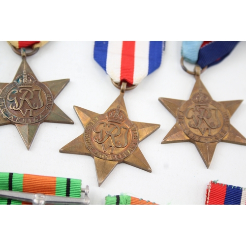 426 - WW2 Medals Inc Africa, France & Germany Stars, Etc x 10