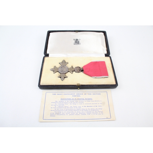 431 - Boxed Civil MBE In Royal Mint Fitted Box, GRJ Sypher