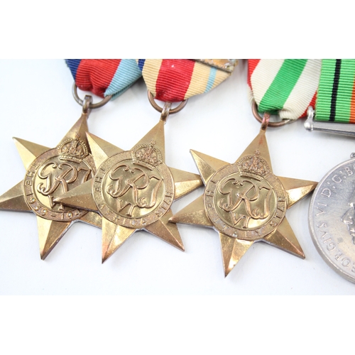 441 - Mounted WW2, ERII Medal Group, 8th Army Inc Arfica, Italy Stars, Etc