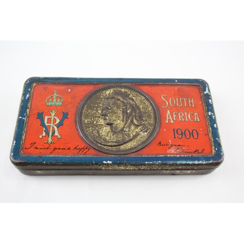 454 - Boer War 1900 South Africa Queen Victoria Chocolate Tin