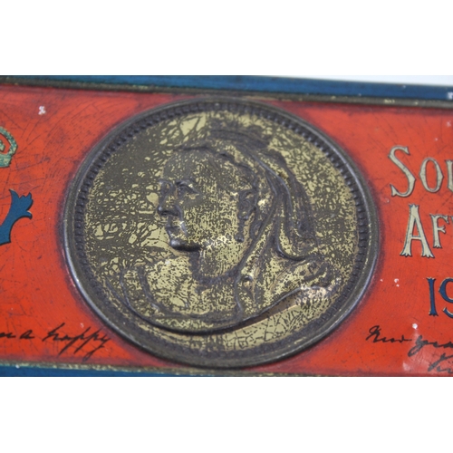 454 - Boer War 1900 South Africa Queen Victoria Chocolate Tin